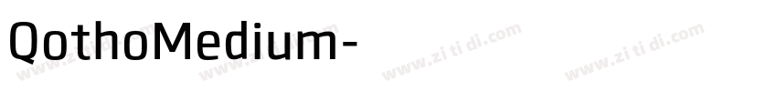 QothoMedium字体转换