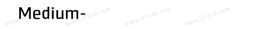 金萱那提Medium字体转换