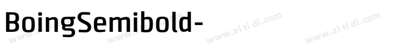 BoingSemibold字体转换 BoingSemibold字体转换