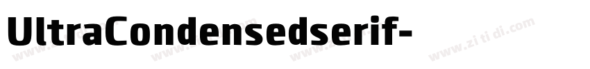UltraCondensedserif字体转换