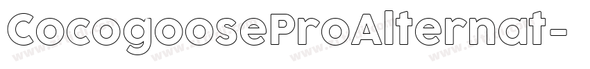 CocogooseProAlternat字体转换