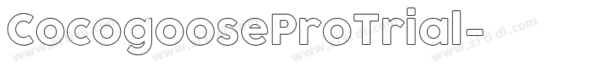 CocogooseProTrial字体转换