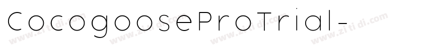 CocogooseProTrial字体转换