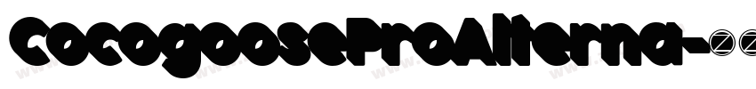 CocogooseProAlterna字体转换