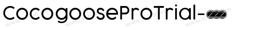 CocogooseProTrial字体转换