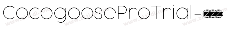 CocogooseProTrial字体转换