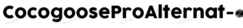 CocogooseProAlternat字体转换