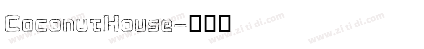 CoconutHouse字体转换