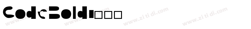 CodeBold字体转换