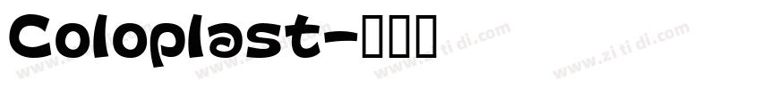 Coloplast字体转换