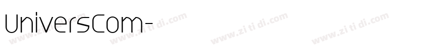 UniversCom字体转换