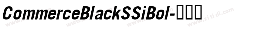 CommerceBlackSSiBol字体转换