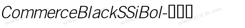 CommerceBlackSSiBol字体转换