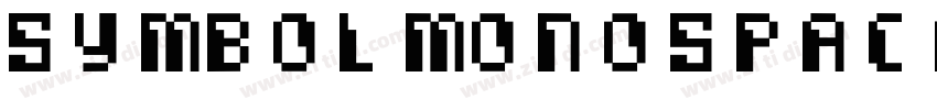 SymbolMonospaced字体转换