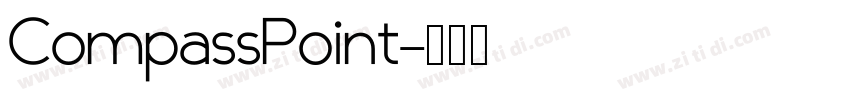 CompassPoint字体转换