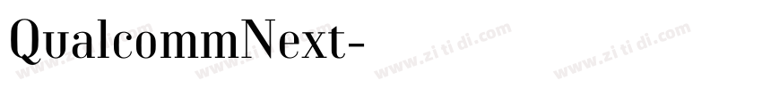 QualcommNext字体转换
