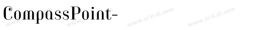 CompassPoint字体转换