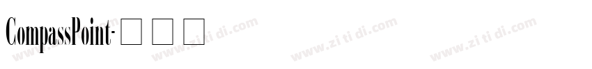 CompassPoint字体转换