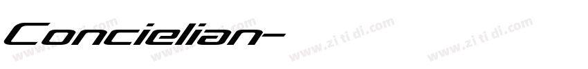 Concielian字体转换