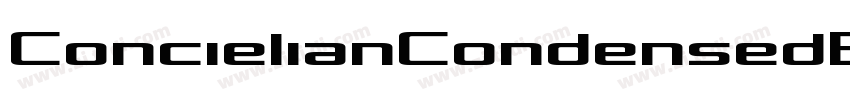 ConcielianCondensedB字体转换