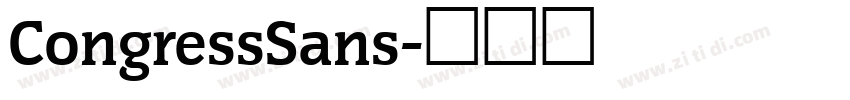 CongressSans字体转换 CongressSans字体转换