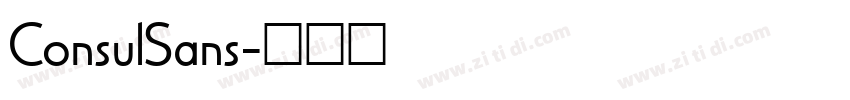 ConsulSans字体转换