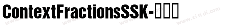 ContextFractionsSSK字体转换