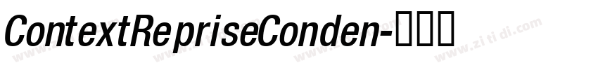 ContextRepriseConden字体转换