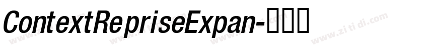 ContextRepriseExpan字体转换