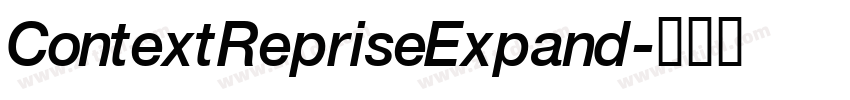 ContextRepriseExpand字体转换