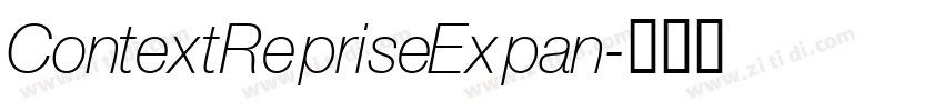 ContextRepriseExpan字体转换