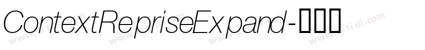 ContextRepriseExpand字体转换