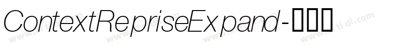 ContextRepriseExpand字体转换