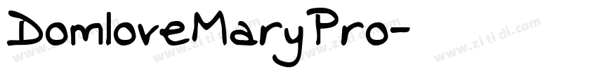 DomloveMaryPro字体转换