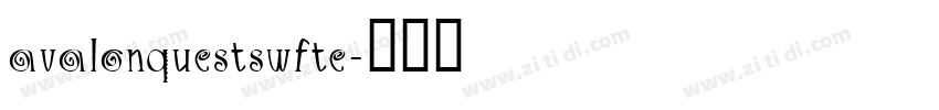 avalonquestswfte字体转换