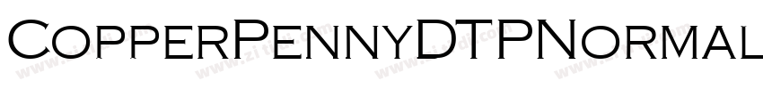 CopperPennyDTPNormal字体转换