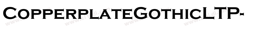 CopperplateGothicLTP字体转换