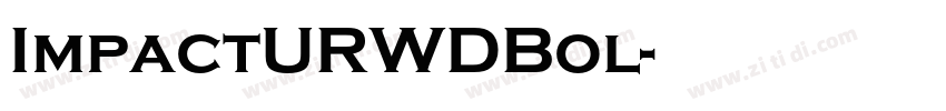 ImpactURWDBol字体转换