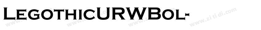 LegothicURWBol字体转换