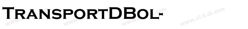 TransportDBol字体转换