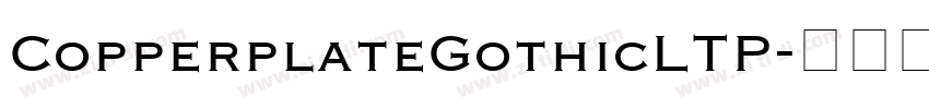 CopperplateGothicLTP字体转换