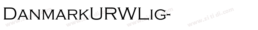 DanmarkURWLig字体转换