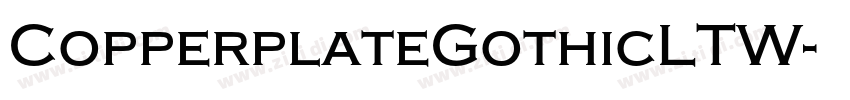 CopperplateGothicLTW字体转换