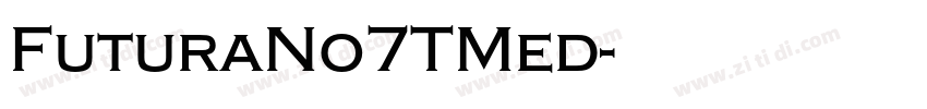 FuturaNo7TMed字体转换