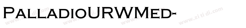 PalladioURWMed字体转换
