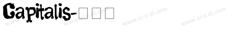 Capitalis字体转换