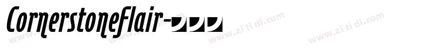 CornerstoneFlair字体转换