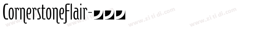 CornerstoneFlair字体转换