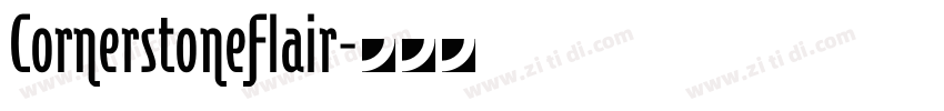 CornerstoneFlair字体转换