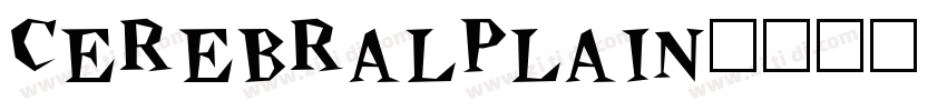 CerebralPlain字体转换